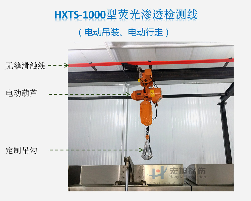 荧光渗透检测线